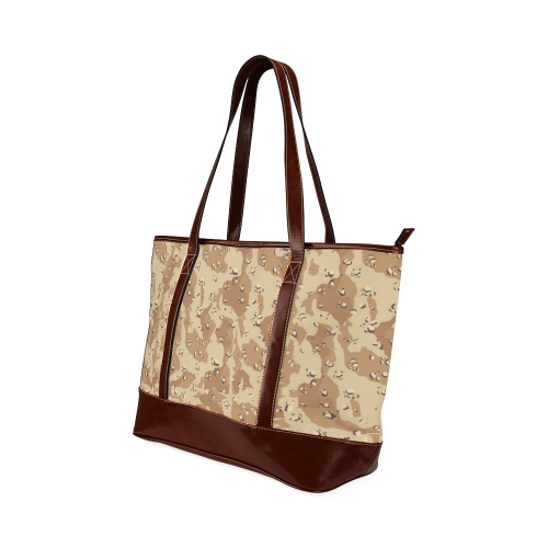 Desert Camouflage Pattern Tote Handbag (Model 1642)