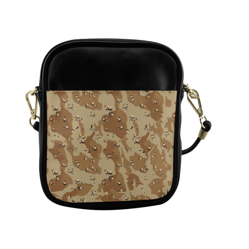 Desert Camouflage Pattern Sling Bag (Model 1627)