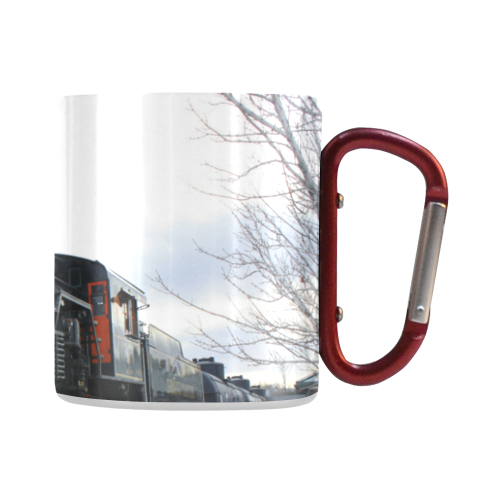 Rail Road Steam Train Classic Insulated Mug(10.3OZ)