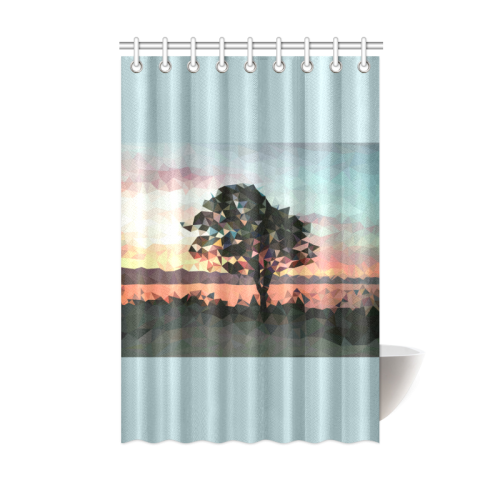 Late Lake Shower Curtain 48"x72"