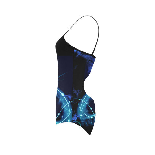 Key notes with glowing light Strap Swimsuit ( Model S05)