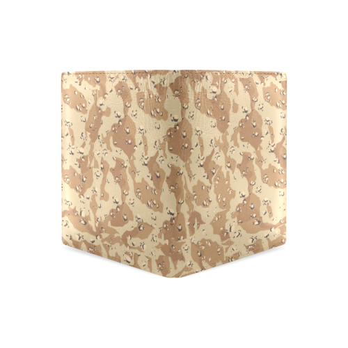 Desert Camouflage Pattern Men's Leather Wallet (Model 1612)