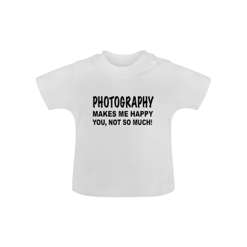 Photography makes me happy Baby Classic T-Shirt (Model T30)