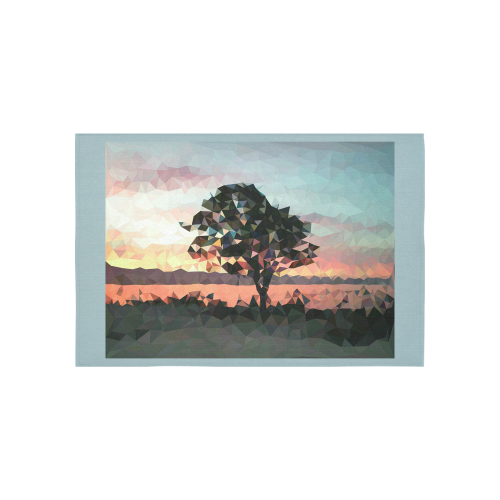 Late Lake Cotton Linen Wall Tapestry 60"x 40"