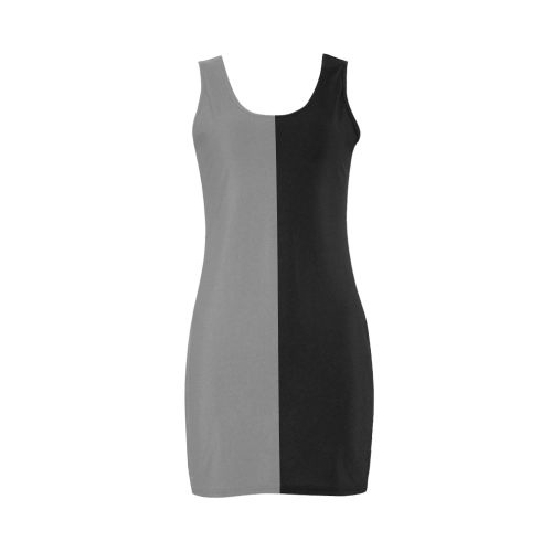 Only two Colors - black grey + your ideas Medea Vest Dress (Model D06)