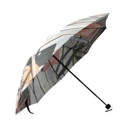 Spitting on sidewalks prohibited Foldable Umbrella (Model U01)