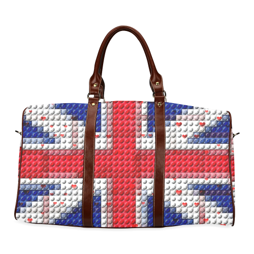 Great Britain by Nico Bielow Waterproof Travel Bag/Small (Model 1639)