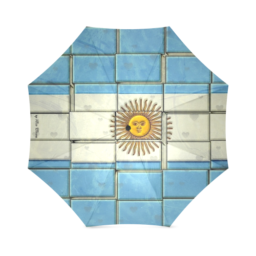 Argentina Pattern by Nico Bielow Foldable Umbrella (Model U01)