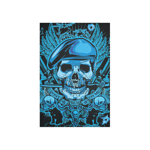 Skull Art Cotton Linen Wall Tapestry 40"x 60"