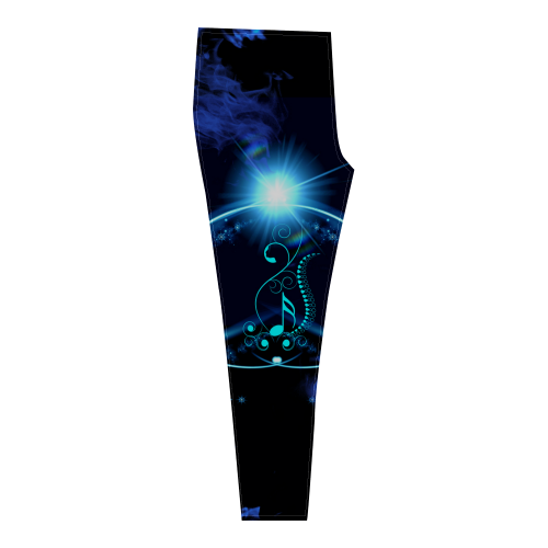 Key notes with glowing light Cassandra Women's Leggings (Model L01)