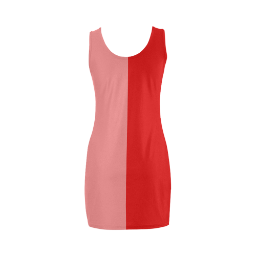 Only two colors - red mix + your ideas Medea Vest Dress (Model D06)