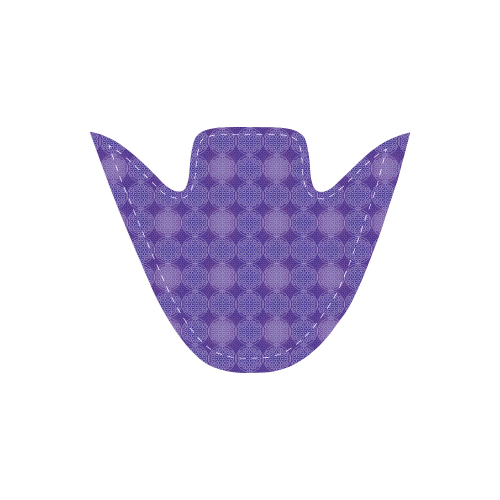 FLOWER OF LIFE stamp pattern purple violet Men's Unusual Slip-on Canvas Shoes (Model 019)