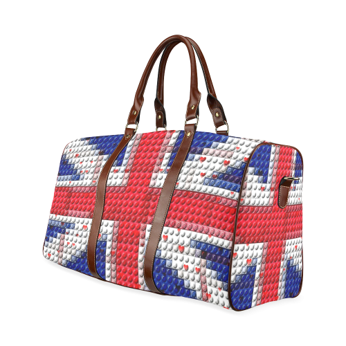 Great Britain by Nico Bielow Waterproof Travel Bag/Small (Model 1639)