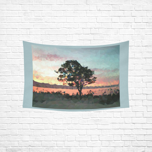 Late Lake Cotton Linen Wall Tapestry 60"x 40"