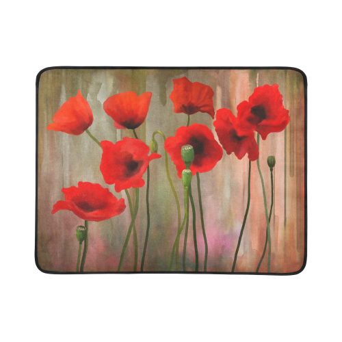 Poppies Beach Mat 78"x 60"