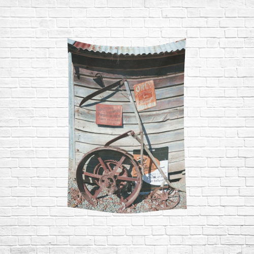 Spitting on sidewalks prohibited Cotton Linen Wall Tapestry 40"x 60"