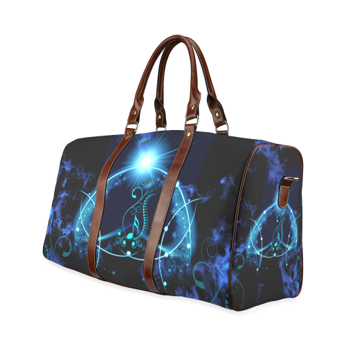 Key notes with glowing light Waterproof Travel Bag/Large (Model 1639)