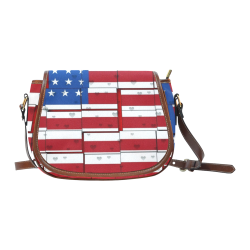 USA Pattern by Nico Bielow Saddle Bag/Large (Model 1649)