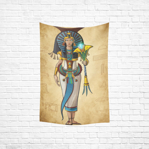 Egyptian Culture Cotton Linen Wall Tapestry 40"x 60"