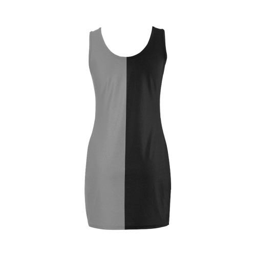 Only two Colors - black grey + your ideas Medea Vest Dress (Model D06)