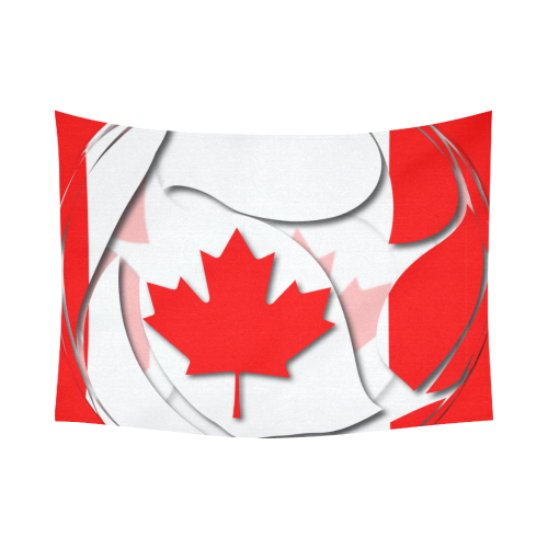 Flag of Canada Cotton Linen Wall Tapestry 80"x 60"