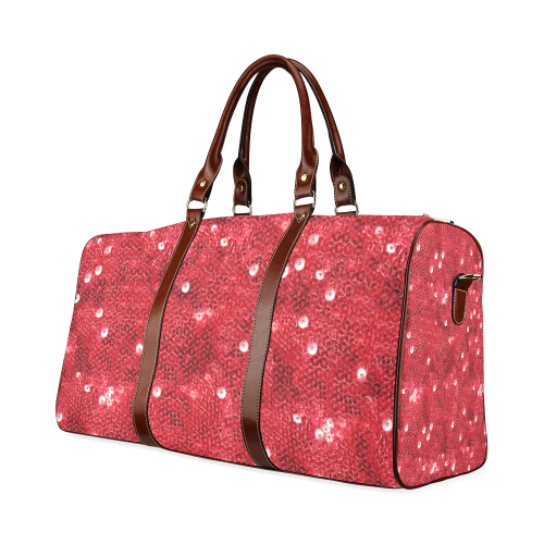 Sparkling Sequin-Like Pattern Waterproof Travel Bag/Large (Model 1639)