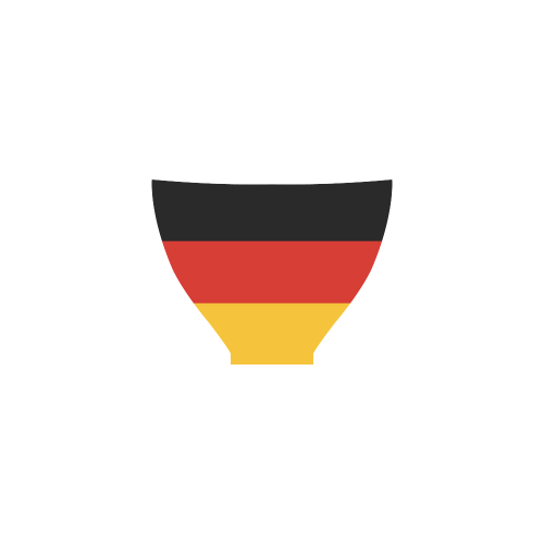 German Flag Colored Stripes Custom Bikini Swimsuit