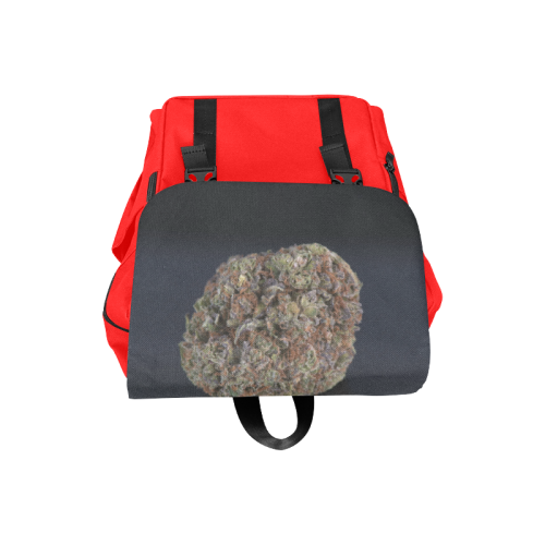 Medicinal Medical Marijuana on Black Casual Shoulders Backpack (Model 1623)