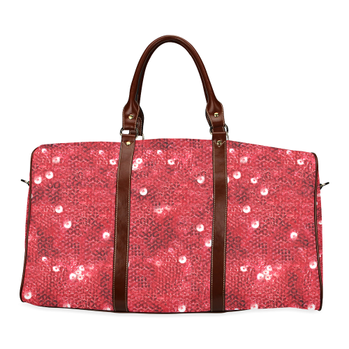 Sparkling Sequin-Like Pattern Waterproof Travel Bag/Small (Model 1639)