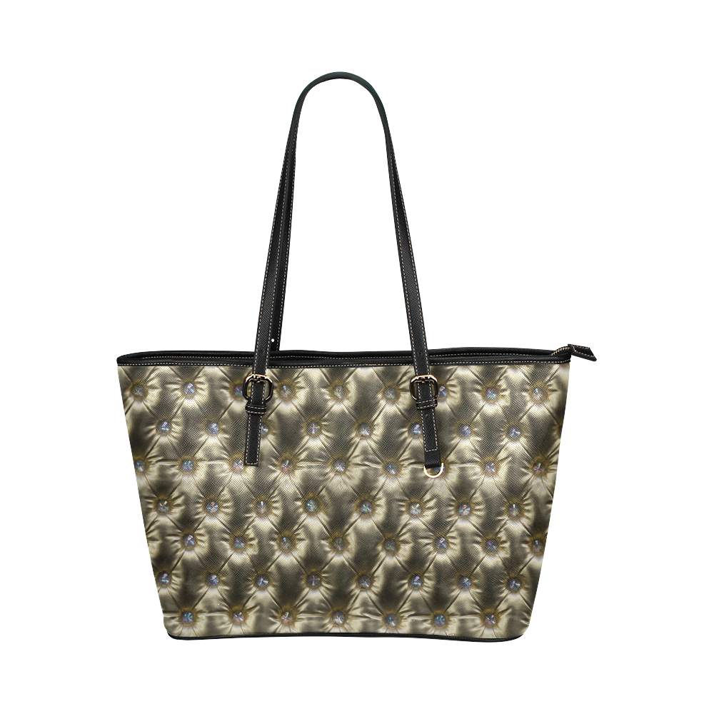 leather look tote bag