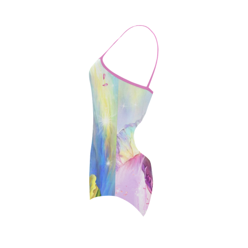 Mysical Abstract Strap Swimsuit ( Model S05)