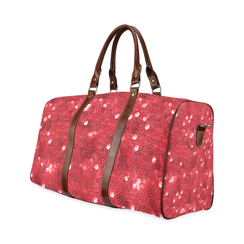Sparkling Sequin-Like Pattern Waterproof Travel Bag/Large (Model 1639)