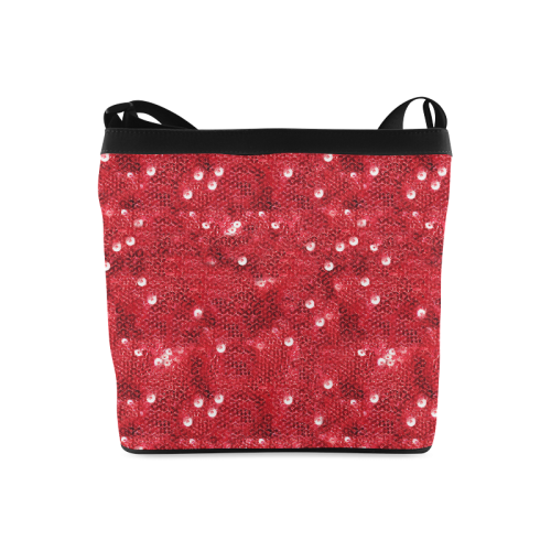 Sparkling Sequin-Like Pattern Crossbody Bags (Model 1613)