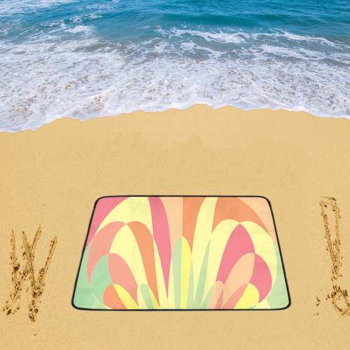 Pastel Shades Beach Mat 78"x 60"