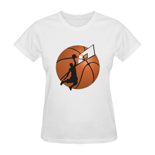 Slam Dunk Basketball Player Sunny Women's T-shirt (Model T05)