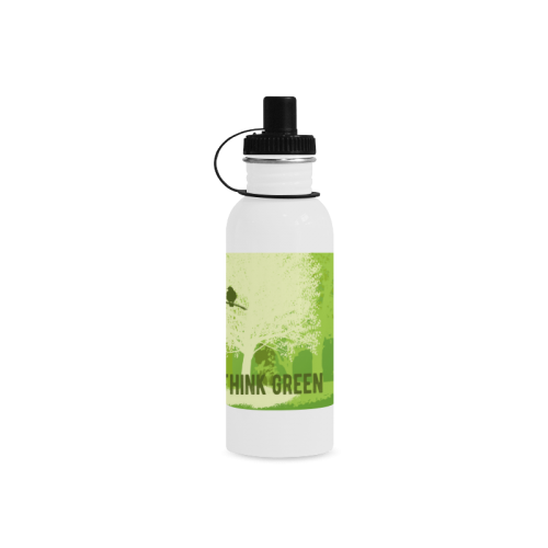 Think Green Nature Save the Earth Vegan