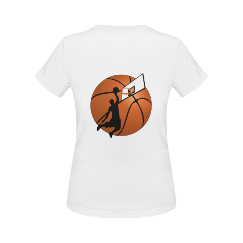 Slam Dunk Basketball Player Women's Classic T-Shirt (Model T17）