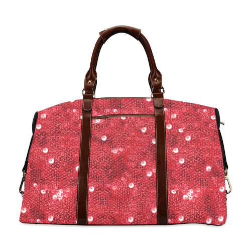 Sparkling Sequin-Like Pattern Classic Travel Bag (Model 1643)