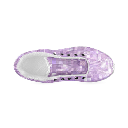 Purple Pearl Mosaic Men’s Running Shoes (Model 020)