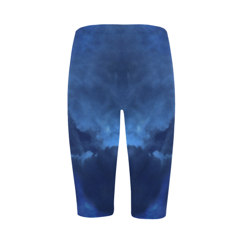 Hyacinth Macaw Hestia Cropped Leggings (Model L03)