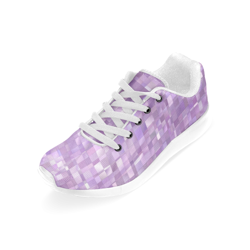 Purple Pearl Mosaic Men’s Running Shoes (Model 020)