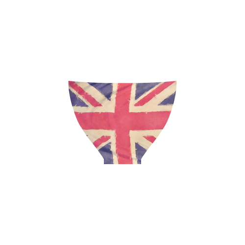 British UNION JACK flag grunge style Custom Bikini Swimsuit