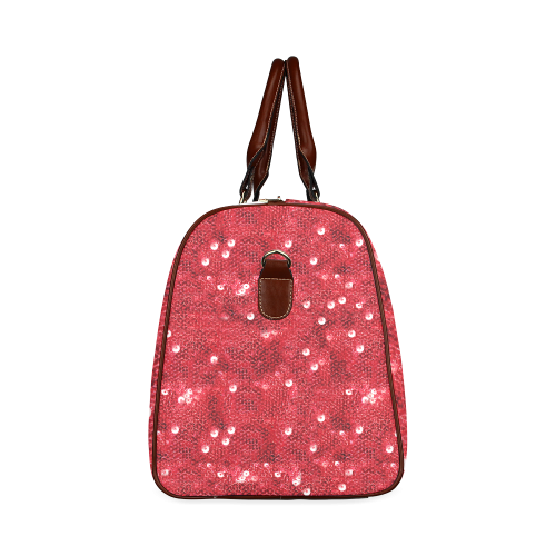 Sparkling Sequin-Like Pattern Waterproof Travel Bag/Large (Model 1639)