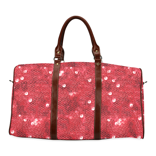 Sparkling Sequin-Like Pattern Waterproof Travel Bag/Large (Model 1639)