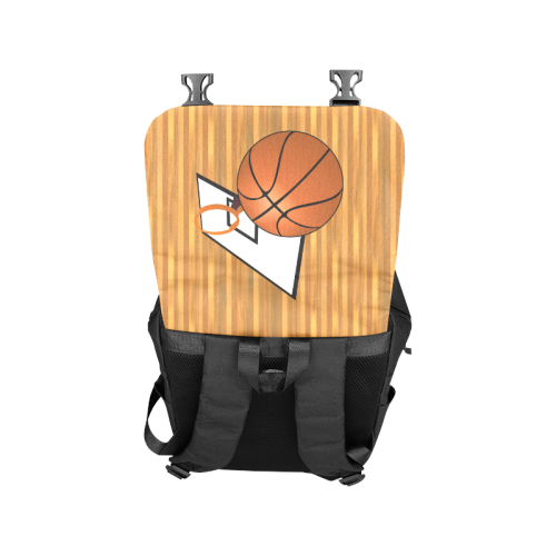 Basketball And Hoop Casual Shoulders Backpack (Model 1623)