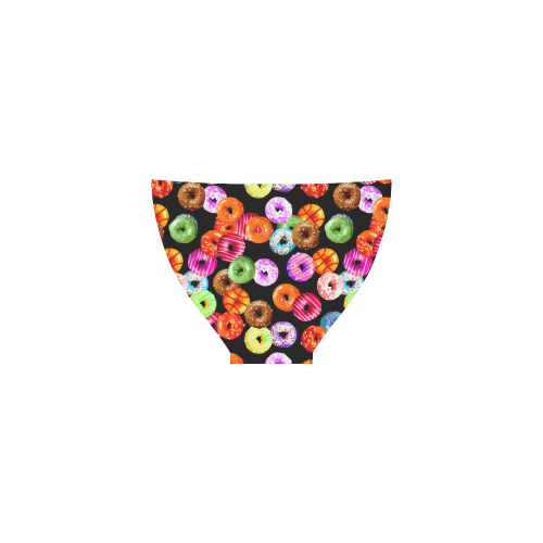 Colorful Yummy DONUTS pattern Custom Bikini Swimsuit