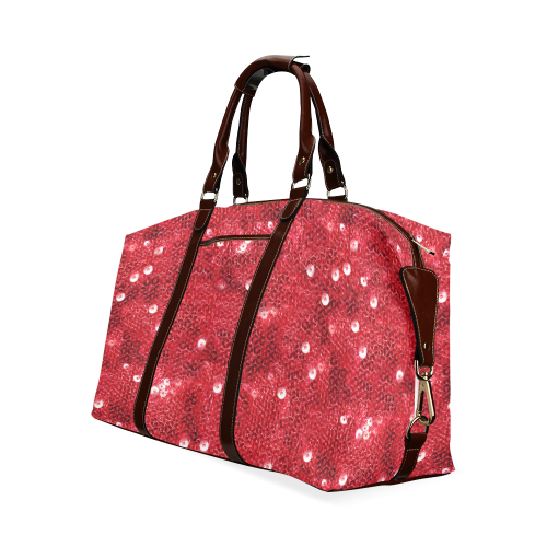 Sparkling Sequin-Like Pattern Classic Travel Bag (Model 1643)