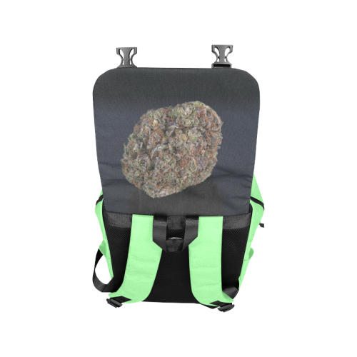 Medicinal Medical Marijuana on Black Casual Shoulders Backpack (Model 1623)