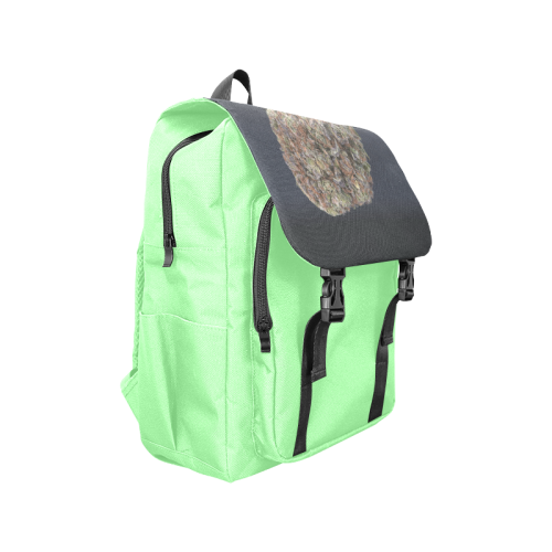 Medicinal Medical Marijuana on Black Casual Shoulders Backpack (Model 1623)