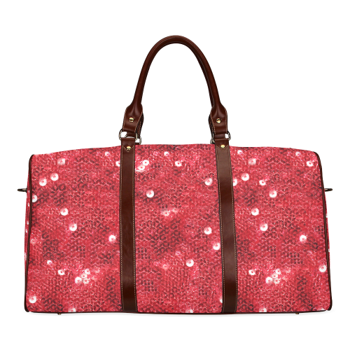 Sparkling Sequin-Like Pattern Waterproof Travel Bag/Large (Model 1639)